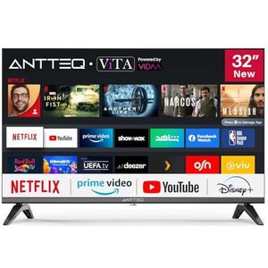 Antteq - ViTA - Smart TV - 32 inch - Triple Tuner - WLAN - HDMI
