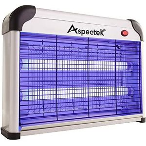 ASPECTEK Anti-Muggenlamp, UV-tue Insectenverdelger, Elektrisch, 20W, Anti-Muggen Buiten, Vliegenvanger, Efficiënt Bereik 20-120 M2