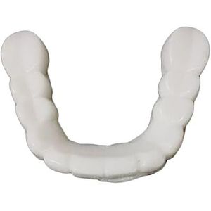 Hars Tanden Veneers Comfortabele Kunstgebit Tand Cover Verwijderbare Herbruikbare Bovenste Cover