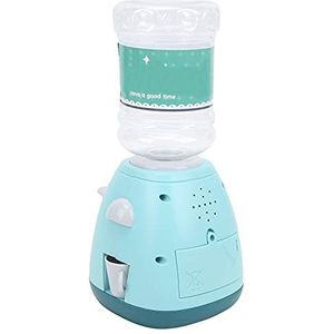 Mini Water Dispenser voor Kinderen, Mini Elektrische Water Dispenser Speelgoed Kawaii Room Decor voor Thuis Spelen (Lichtblauw)