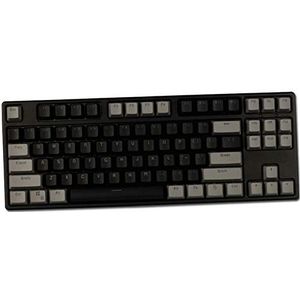 Sunzit Keycaps, 87 Toetsen Backlit Keycap PBT Zwart Grijs Layout Key caps ANSI OEM Profiel voor Cherry MX Mechanische Toetsenbord