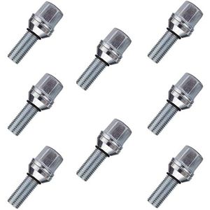 C CARBONADO Gatenwisseling, vervangingsschroef M12 x 1,25 28 mm excentrische schroeven compatibel met VW Opel (8)