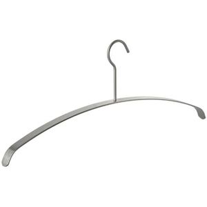 SOTECH Kleerhanger echt roestvrij staal geborsteld 455 x 20 x 185 mm Kleerhanger Hanger voor kapstok