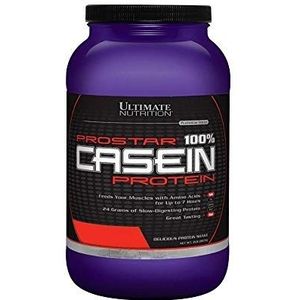 Ultimate Nutrition Prostar Micellar and Hydrolyzed Casein Protein Powder - Fat Free Overnight Muscle Growth and Recovery with BCAAs, 2 Pounds, Chocolate