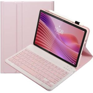 SCIMIN Toetsenbord Cover Folio Case met Afneembare Bluetooth Toetsenbord voor Oppo Pad Neo (11.4 inch)