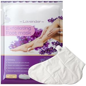 ALIVER 3 paar voet hydraterende masker, natuurlijke lavendel exfoliërende voet schil masker, voet huid reparatie sokken voor droog, veroudering, gebarsten hielen intense huid voeding voetcrème masker