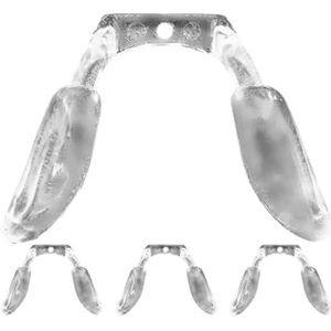 Siliconen U-vormige neuspads for brillen, 2 stuks vaste brilmontuuraccessoires