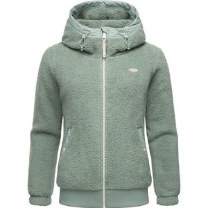 Ragwear Outdoorjacke Cousy Flauschge Übergangsjacke Mt Teddyfell Und Kapuze Navy