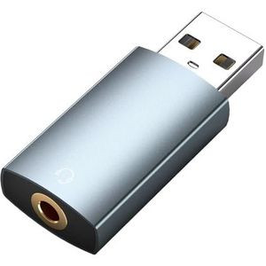 MMOBIEL - Externe USB Geluidskaart - USB-A naar 3,5mm Jack Audio Adapter - Microfoon en Headset Adapter