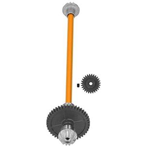 144001 Aandrijfas, Zinklegering 1/4 Afstandsbediening Centrale Aandrijfasset Gear RC Crawlers Aandrijfas Vervangend Onderdeel Accessoires(Oranje)