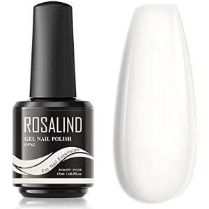 ROSALIND Opaal Kleur Poly Nagellak, 15ml Poly Nail Gel, Builder Nail Extension Gel Starter met UV LED Lamp, Opal Color UV Nagellak Nail Manicure, 1pcs