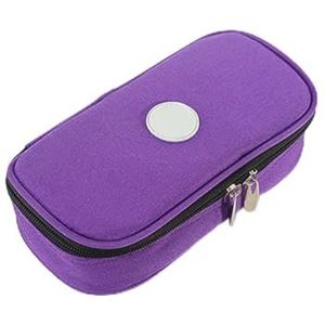 Insulinekoeler reistas Draagbare Insuline Koeltas Ice Pack Thermische Koeltas Koelkast 4-24 Graden Celsius Display Opberg- en reispakketten (Color : Purple, Size : 0)
