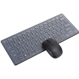 BROLEO Elegante combinatie van toetsenbord en muis, draadloos mini-toetsenbord voor langdurig schrijven in bedrijven (K-03)