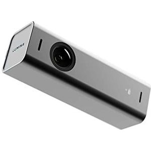 Lumina 4K-webcam: webcam van studiokwaliteit aangedreven door AI. Zie er geweldig uit bij elk videogesprek. Compatibel met Mac en pc (Atomic Grey)
