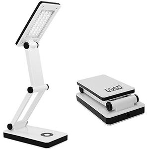 Eaxus® USB LED bureaulamp - openklapbaar, elegant design, led-tafellamp dimbaar, wit