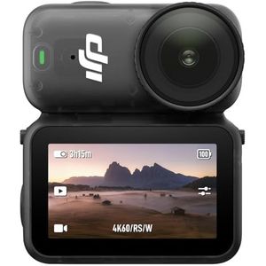 DJI Osmo Nano Standaardcombo (64GB) - Kleine 4K/60fps Vlogcamera met een 1/1,3″ sensor, 143° brede FOV video, 200-min opname, snelle contentoverdracht, magnetische POV-cam 4K voor sport, vlog