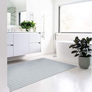 Floordirekt Savona Badmat, vinyl, antislip en duurzaam, waterdicht, verkrijgbaar in 16 designs en verschillende maten (60 x 90 cm)