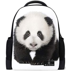 My Daily Leuke Panda Rugzak 14 Inch Laptop Daypack Boekentas voor Reizen College School, Meerkleurig, One Size, Laptop