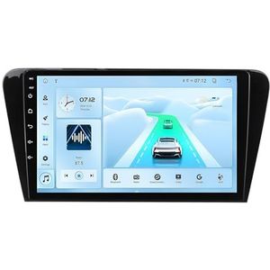 Android 14 Autoradio Stereo voor S-koda Octavia (2015-2022) 9 Inch Touchscreen Multimedia Speler met Draadloze Carplay 2 Din GPS Navigatie FM RDS Bluetooth 5G-WiFi SWC DSP,M100s