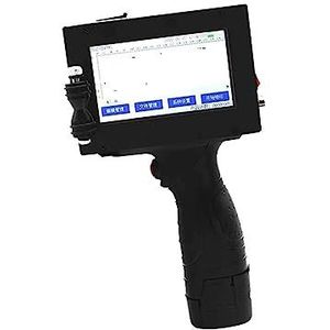 Mini Inkjet Printer 12,7 mm slimme handheld printer for doplabelverpakking Kleine inkjetprinter draagbaar instelbare afdrukhoogte(Printer- 4 ink)