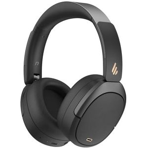 Edifier W80 Over-ear hoofdtelefoon met -49dB actieve ruisonderdrukking, LDAC Hi-Res bedraad en draadloos, AI Clear Call, snel opladen, multipoint-verbinding, Bluetooth V5.4 - Zwart