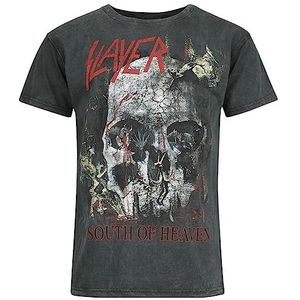 Slayer South of heaven T-shirt antraciet L 100% katoen Band merch, Bands