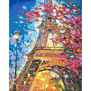 Eiffeltoren 500 stuks decompressie puzzel volwassenen doe-het-zelf grote puzzels thuis spelletjes foto puzzel draagbare educatieve spelletjes
