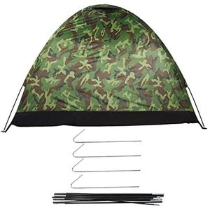 Outdoor Camouflage UV Bescherming Waterdichte Grote Tent voor Familie Camping Wandelen 3-4 Persoon Camouflage Tent