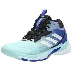 adidas Crazyflight 5 Mid Top Indoor Sneakers voor heren, Semi Flash Aqua Zero Metallic Lucid Blue, 43 1/3 EU