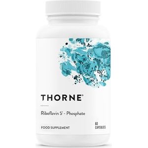 Thorne Riboflavin 5'-Phosphate - Bioactieve vorm van Vitamine B2 voor Ondersteuning van Methylering - 60 Capsules