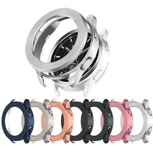 Beschermhoes Cover voor Xiaomi Watch S3 Protector Bezel Smart Horloge Accessoires Vervanging (Zilver)