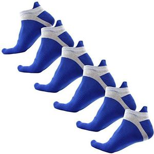 Teensokken voor Heren Vijfvingersokken Sneakersokken Sportsokken Katoenen hardloopsneakersokken 3/6 paar - 39-46