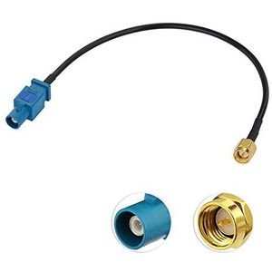 Eightwood SMA Cable Fakra DAB Antenne Fakra ""Z"" Male naar SMA Male Pigtail Cable RG174 8inch 20cm Compatibel voor GPS Antenne DAB Autoradio Antenne Audi VW Jaguar Land Rover