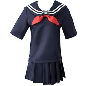 Halloween Cosplay Anime Japanse School Meisje Korte Mouw Uniform Mijn Hero Himiko Toga Cosplay Kostuum voor meisje