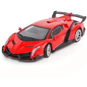 Casting Car Model Voor Lambor 1/24 sportwagenmodel speelgoed 8,3 inch groot formaat gegoten legering voertuigen metalen modellen (Color : Red)