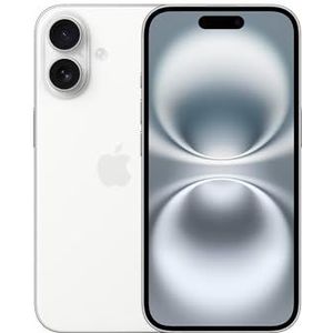 Apple iPhone 16 Plus, 256GB, Wit (Refurbished)