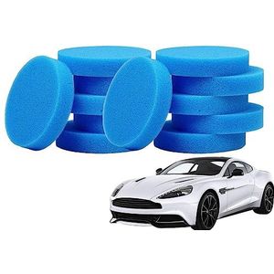 Autowas Applicator Pad - Soft Wax Applicator Car Polishing Pads Kit | Hand Buffer Polijstspons voor auto-interieurreiniging, auto waxen, huishoudelijke glasreiniging Cypreason