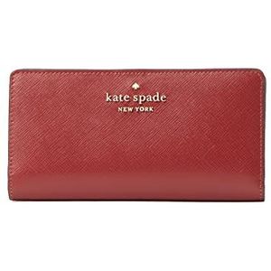 Kate Spade New York Staci Large Slim Bifold Wallet In Red Currant