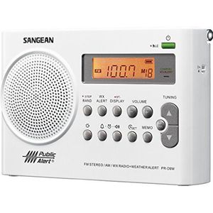 Sangean pr-d9 W am/fm weeralert oplaadbaar draagbare radio