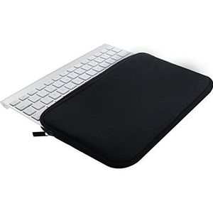 Wommty Neopreen Stofkap Rits Draagtas Protector Sleeve Skins Pouch Tassen voor Apple Draadloos Bluetooth Toetsenbord MC184LL/B MC184CH en MLA22LL/A en Logitech Easy-Switch K810 / K811