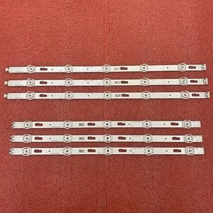 LED-achtergrondverlichtingsstrip for Samsung UE43TU7172U UE43TU7125K GU43TU8079U UE43TU8000K UE43TU8005K UE43TU8072U(2 Kit For 2 TV)