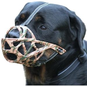 NALEINING Hondenmuilkorf, anti-scheuren, anti-blaffen, laat drinken toe, professionele muilkorf voor huisdieren (klein, camouflage groen)