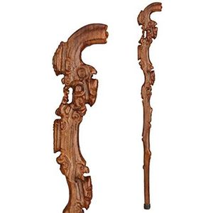 Houten wandelstokken voor vrouwen Natuurlijk hout met ergonomisch handvat met antislipbasis