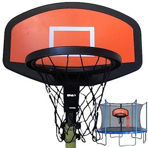 Kids Universal Trampoline Basketball Hoop, Mini Trampoline Basketball Toy Set, Lichtgewicht Universal Board, voor alle Trampoline Maten, Beste Cadeau voor Basketball Lover