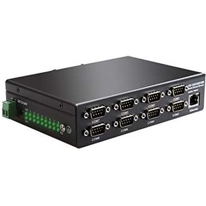 DIEWU 8 poorten RS232 RS485 RS422 naar Ethernet TCP/IP Converter Meerdere Seriële Apparaat Server Schakelaar Modbus Gateway