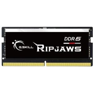 G.SKILL Ripjaws DDR5 SO-DIMM-serie DDR5 RAM 32 GB (1x32GB) 4800MT/s CL40-39-39-76 1.10V niet-gebufferd niet-ECC notebook/laptopgeheugen SODIMM (F5-4800S4039A32GA1-RS)