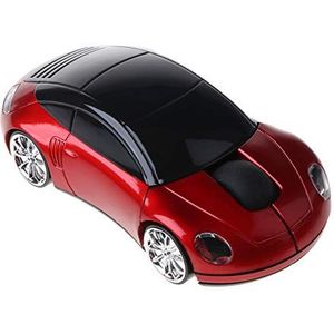 Kalttoy 2.4G 1600DPI Muis USB Ontvanger Draadloze LED Licht Auto Vorm Optische Muizen