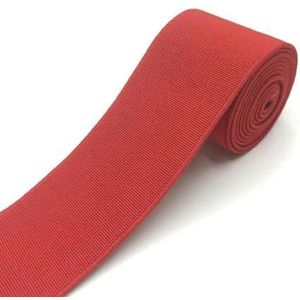 1 meter 40 mm elastische banden voor broeken taille rubberen band stretch singels tapes riem DIY ondergoed kleding naaien accessoires-ROOD-40mm