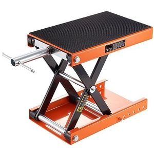 Hydraulische krik, Motorlift 350/1100/1500 LBS Capaciteit Motorfiets Schaarlift Jack Met Breed Dek & Veiligheidsspeld for Fietsen motorfietsen(1100IBS Wheels)