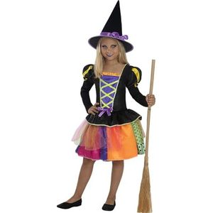 Funidelia | Magisch Heks Kostuum voor meisjes Heksen & Tovenaars - Kostuum voor kinderen Accessoire verkleedkleding en rekwisieten voor Halloween, carnaval & feesten - Maat 10-12 jaar